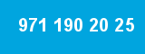 971 190 20 25